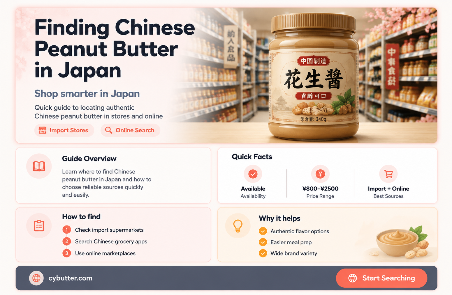 how to get chinese peanut butter in japan