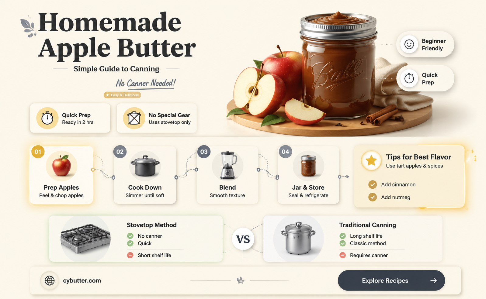 how to can apple butter without a canner