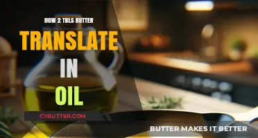 Butter to Oil Conversion: A Simple Guide for Cooking Measurements