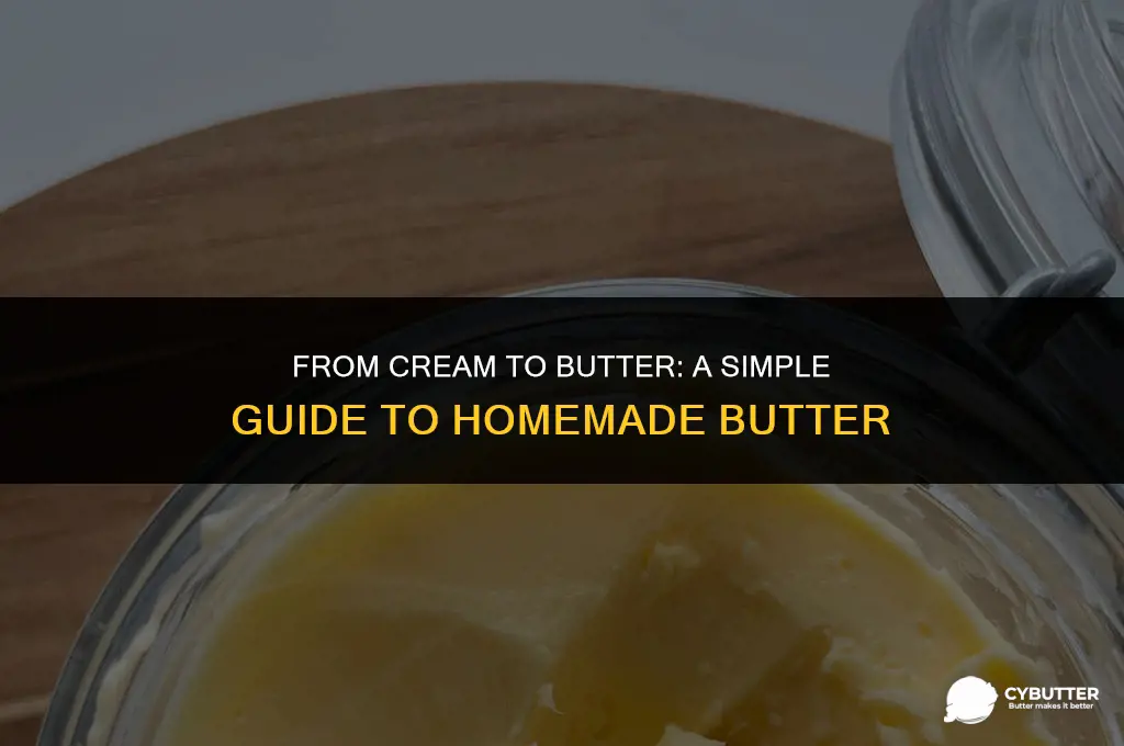 how can you make butter