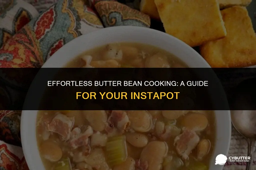 how do i cook butter beans in my instapot