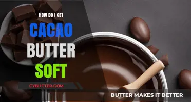 Softening Cacao Butter: Simple Techniques for Perfect Texture Every Time