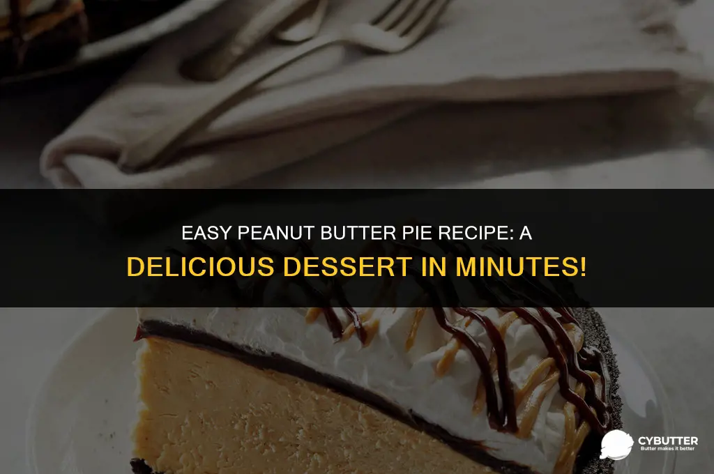 how do i make a peanut butter pie