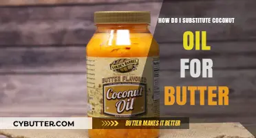 Butter to Coconut Oil: A Simple Substitute for Healthier Cooking
