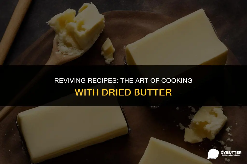 how do you cook with dried butter