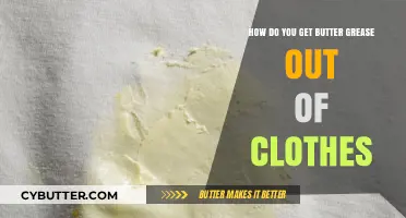 Effective Ways to Remove Butter Grease Stains from Your Clothes