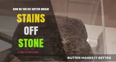 Effective Methods to Remove Butter Grease Stains from Stone Surfaces