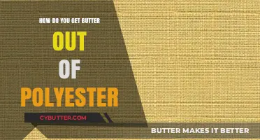 Effective Methods to Remove Butter Stains from Polyester Fabric