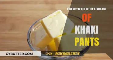 Effective Tips to Remove Butter Stains from Khaki Pants Easily