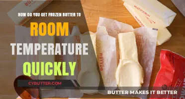 Quickly Soften Frozen Butter: Simple Tips for Room Temperature