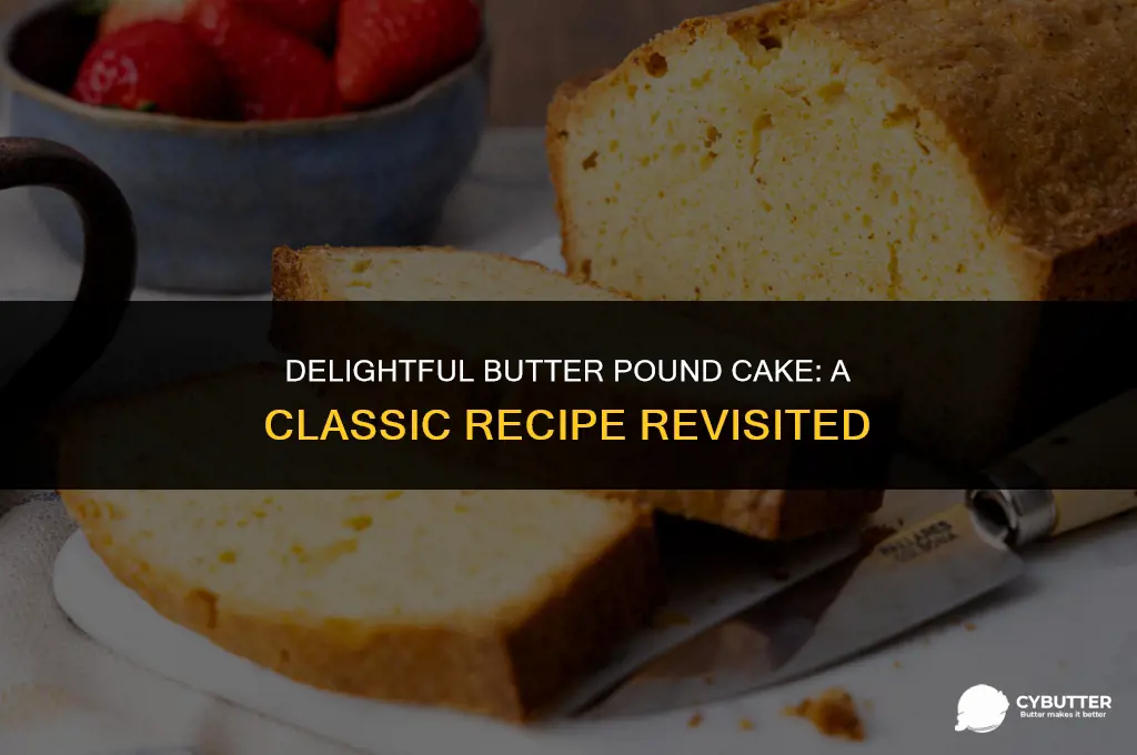 how do you make a butter pound cake