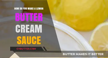 Zesty Lemon Butter Cream Sauce: A Simple Gourmet Delight