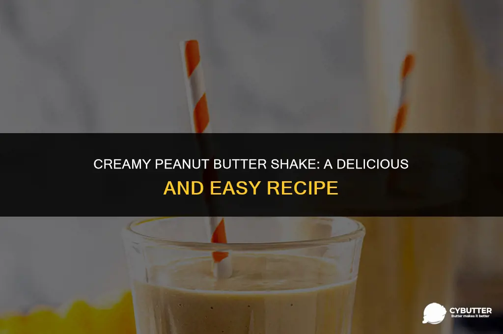 how do you make a peanut butter shake