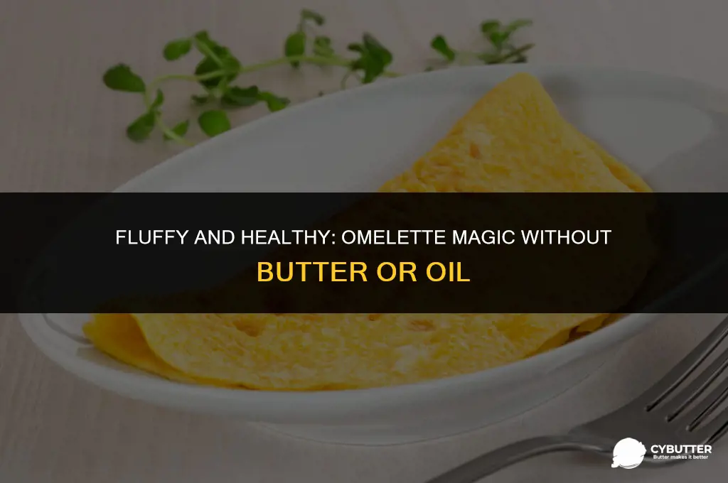 how do you make an omelette without butter or oil