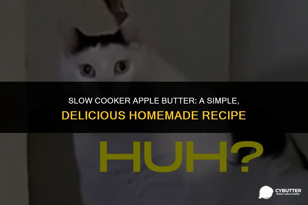 how do you make apple butter in a slow cooker