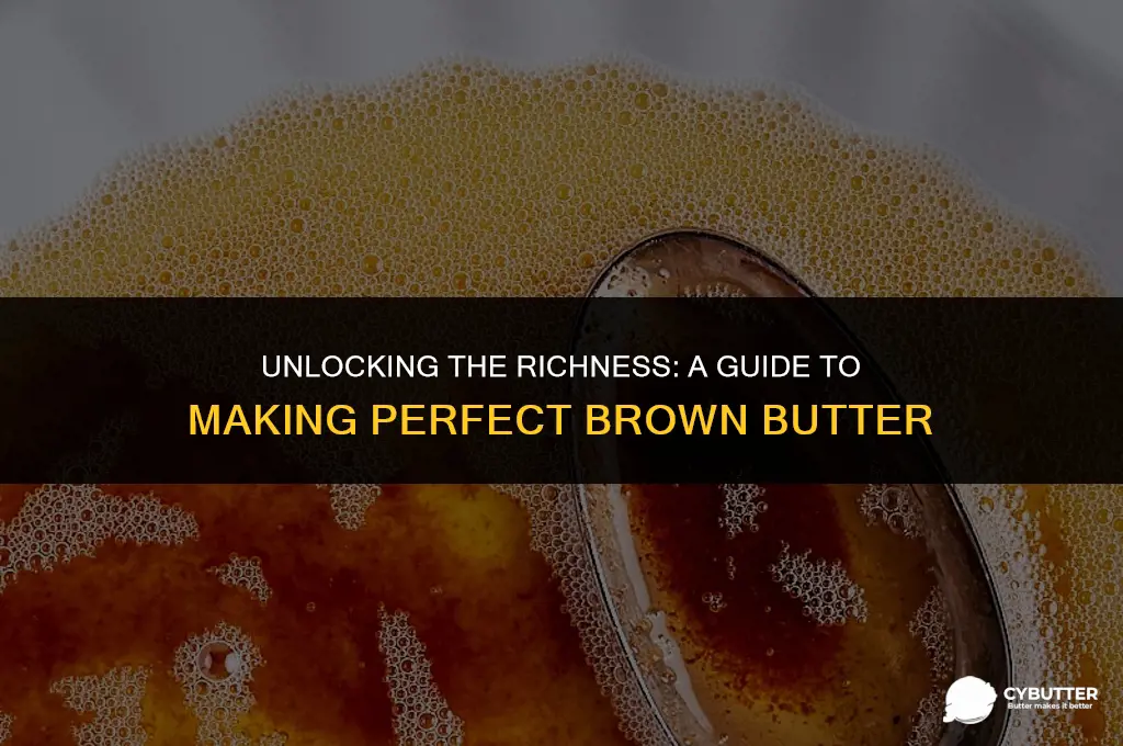 how do you make brown butter