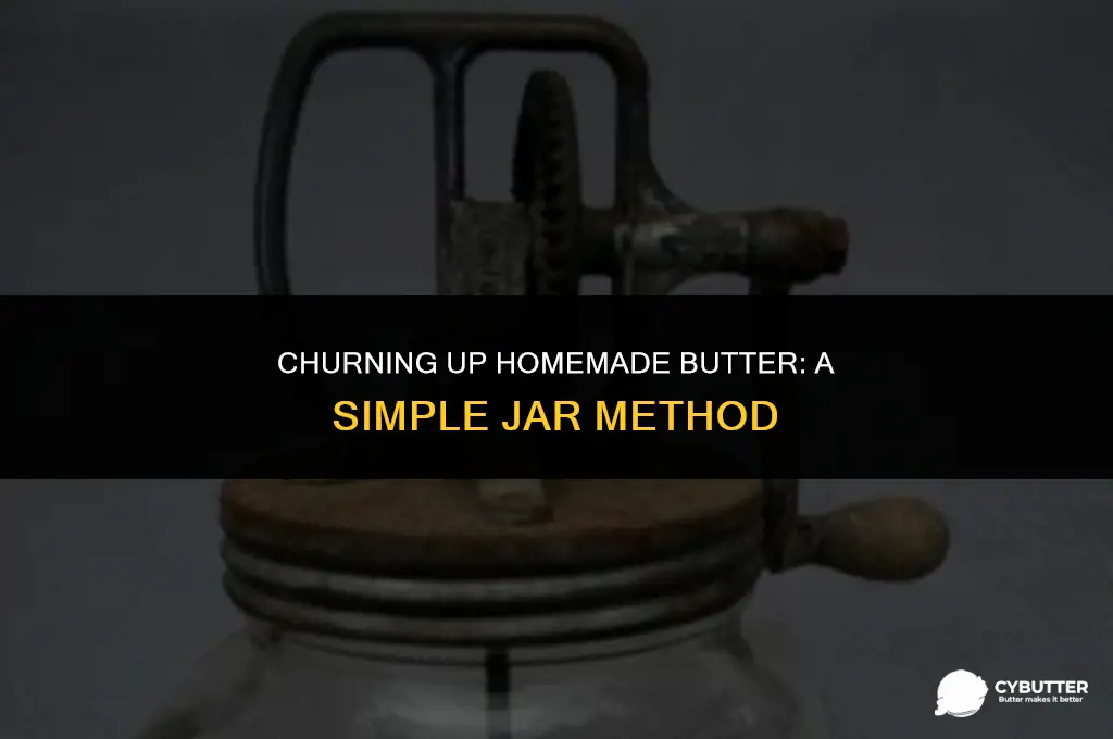 how do you make butter in a jar