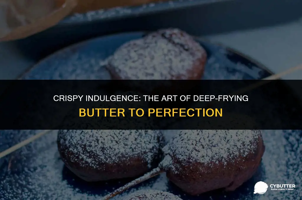 how do you make deep fried butter