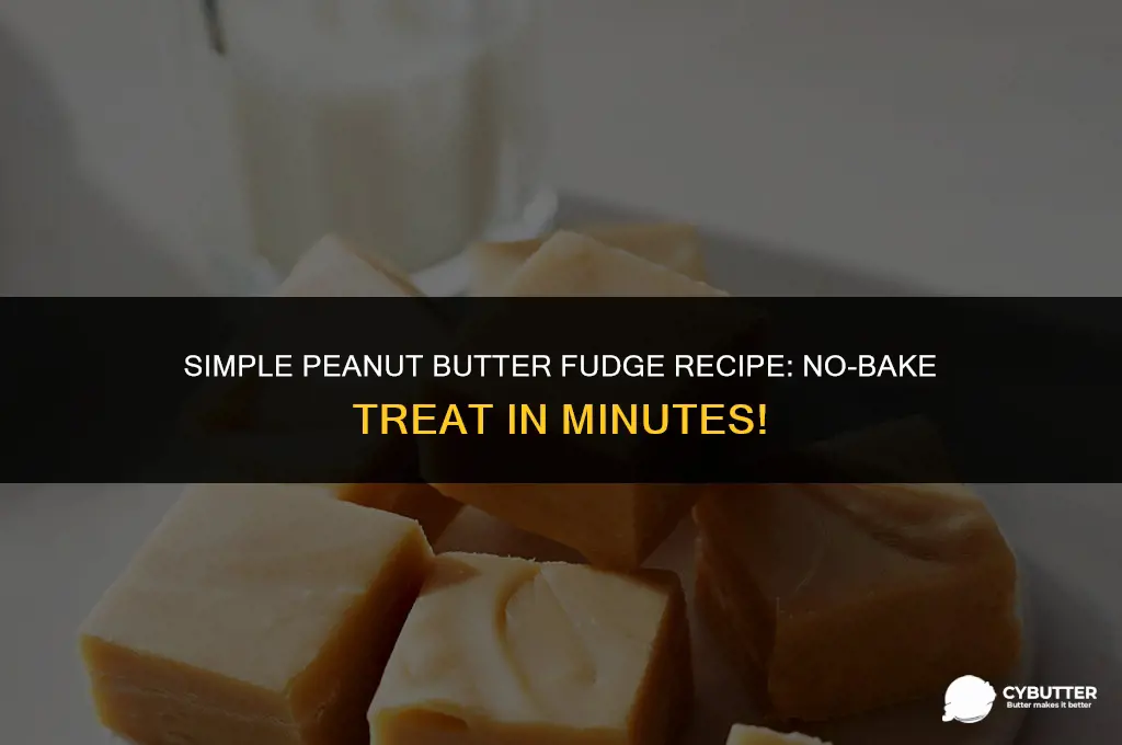how do you make easy peanut butter fudge