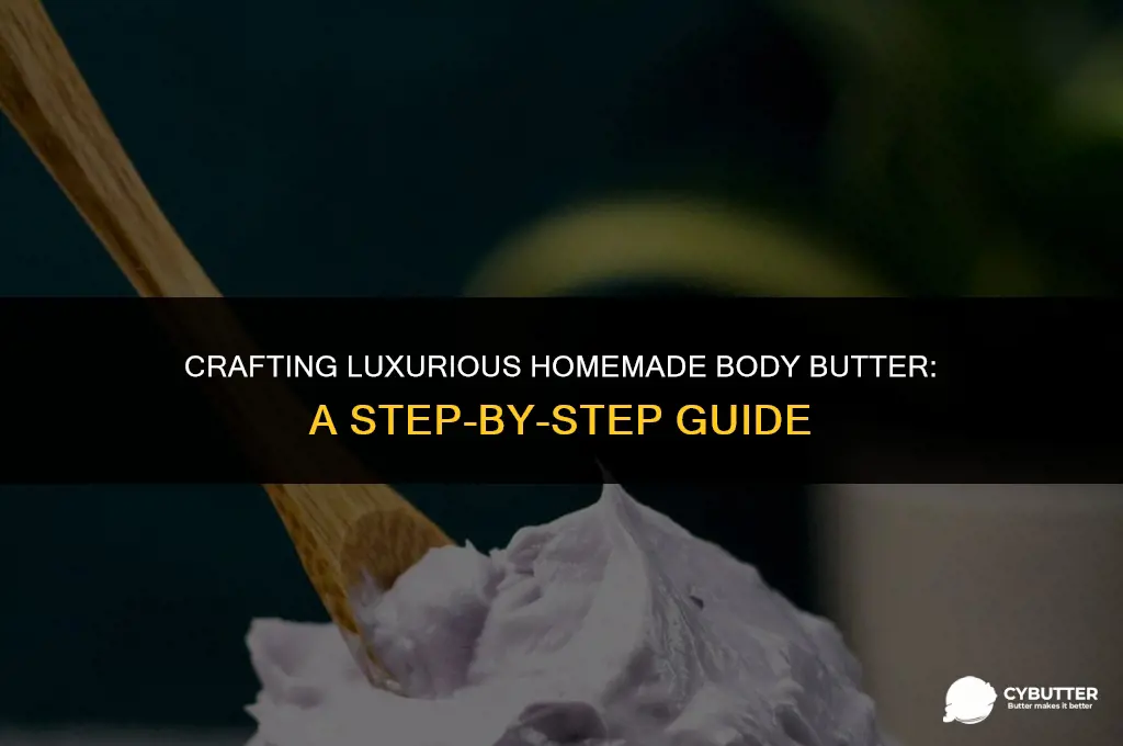 how do you make homemade body butter