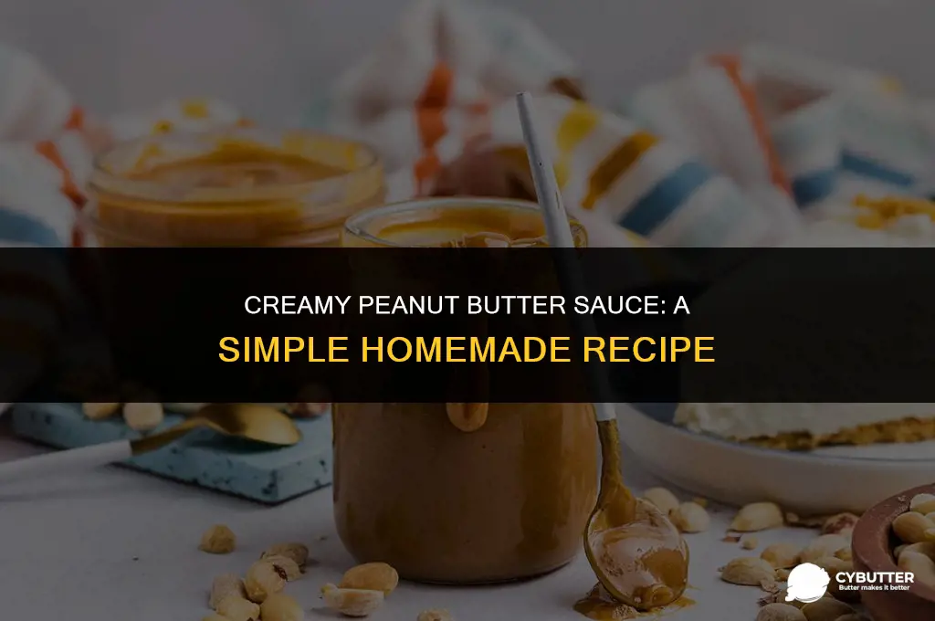 how do you make peanut butter sauce