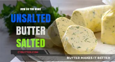 Transforming Unsalted Butter: A Simple Guide to Making Salted Butter at Home