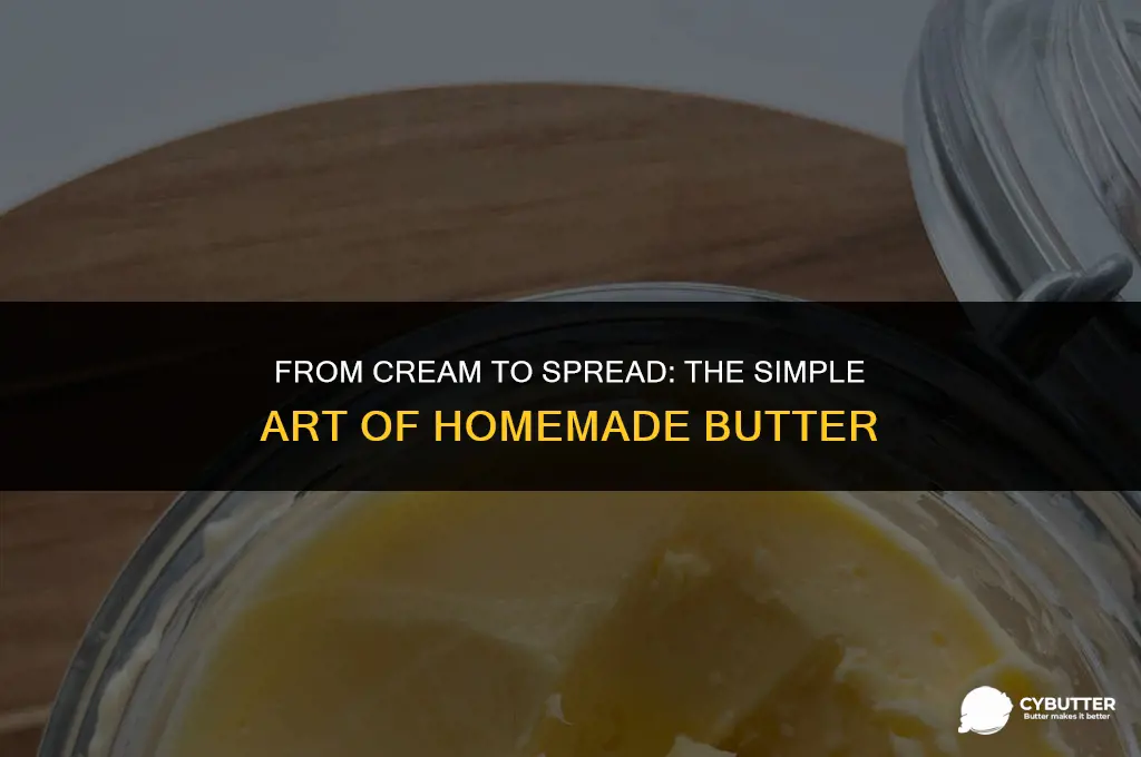 how do you make your own butter