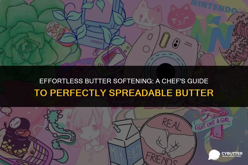 how do you soften butter for cooking
