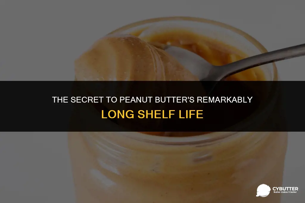 how does peanut butter last so long