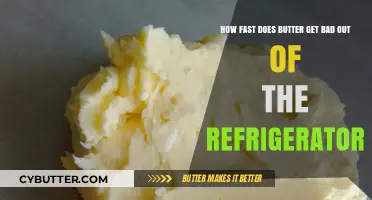 How Quickly Does Butter Spoil When Left Unrefrigerated?