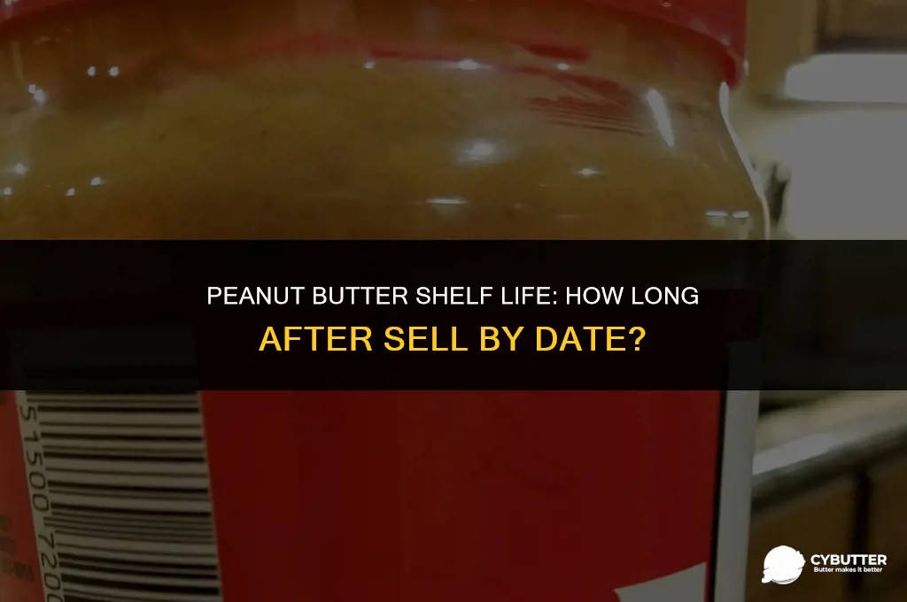 how long after sell by date is peanut butter good