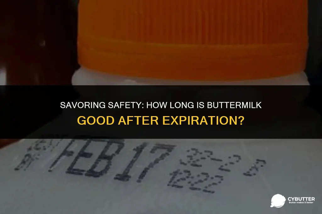 how long after the expiration date is butter milk hood