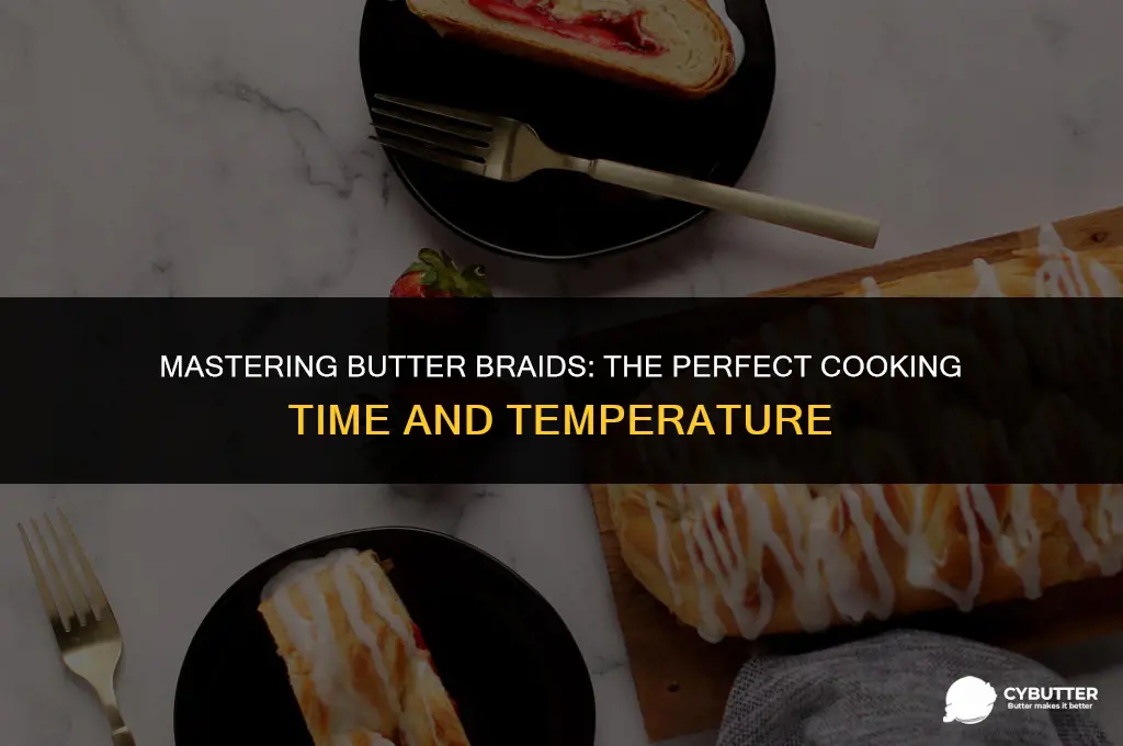 how long and what temp to cook butter braids