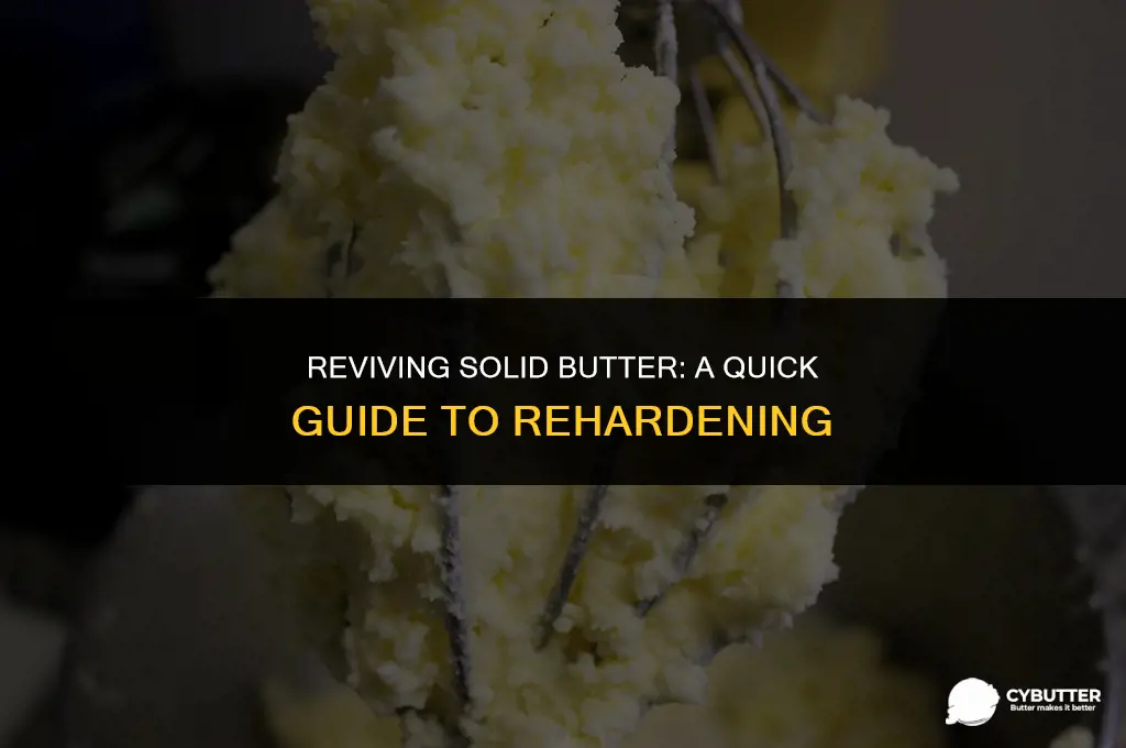 how long butter reharden