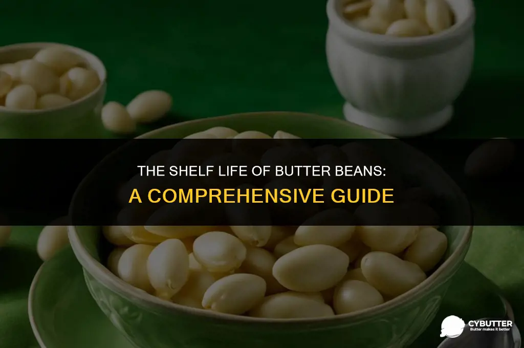 how long can a butter beans sit out