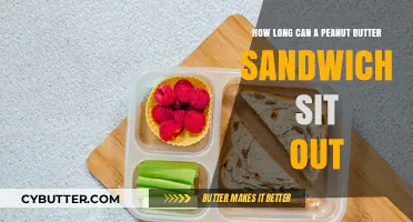 Peanut Butter Sandwich Storage: How Long Can It Sit Out?