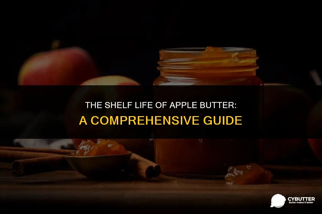 how long can apple butter sit out