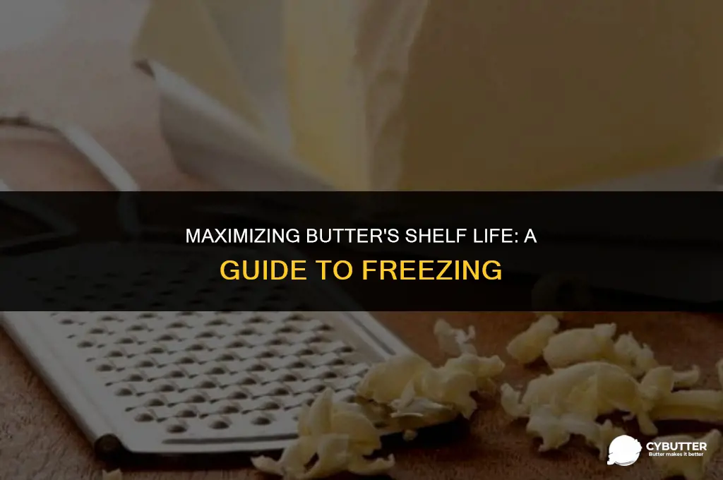 how long can butter be in the freezer