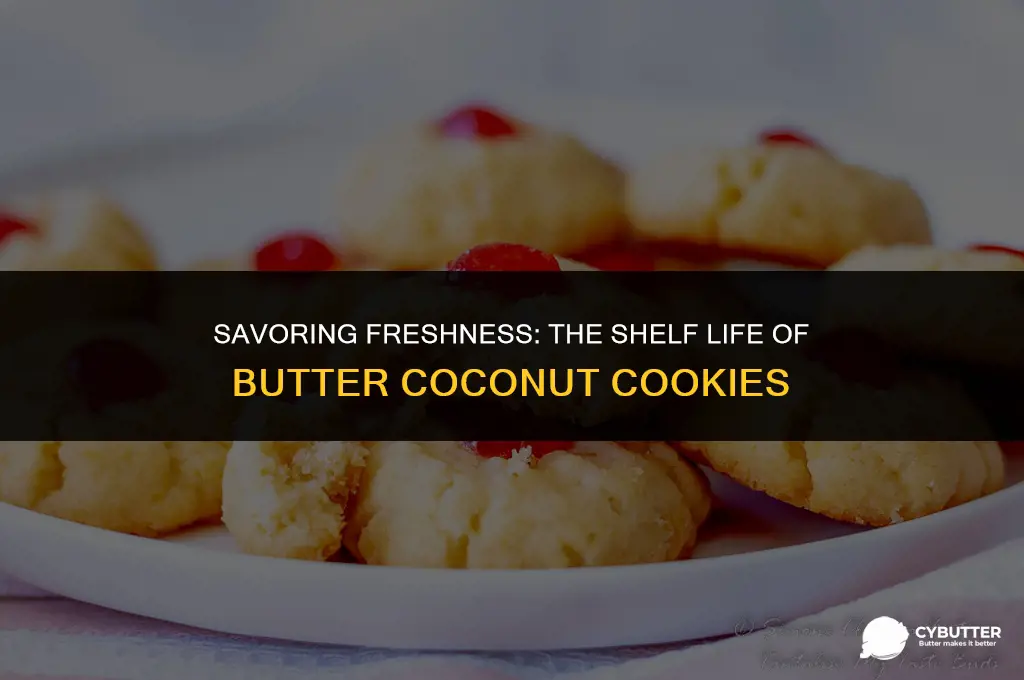 how long can butter coconut cookies last past expiration