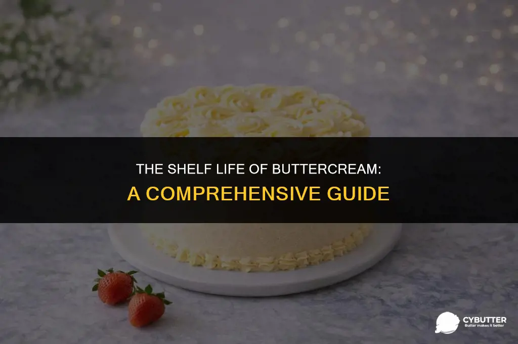 how long can butter cream sit out