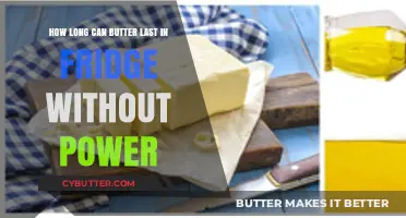 Butter's Shelf Life: How Long Does It Last in a Powerless Fridge?