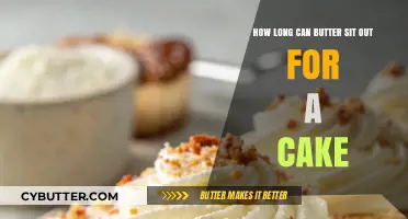 The Sweet Spot: How Long Can Butter Sit Out for Cake?