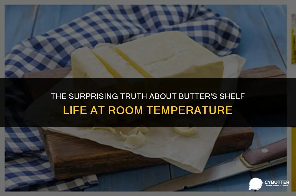 how long can butter sit out on the counter
