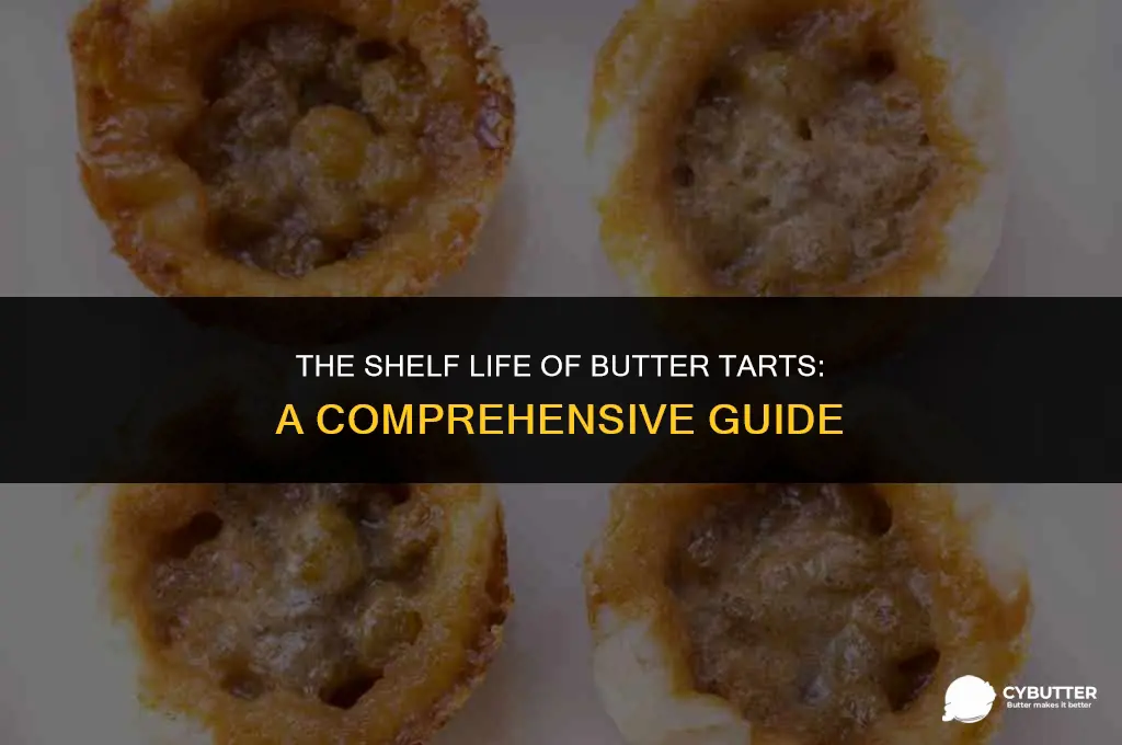 how long can butter tarts sit out