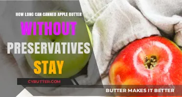 Preservative-Free Canned Apple Butter: Shelf Life Explained