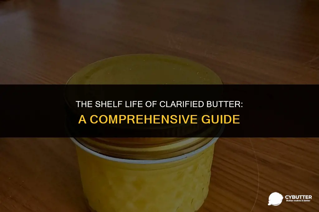 how long can clarified butter stay out