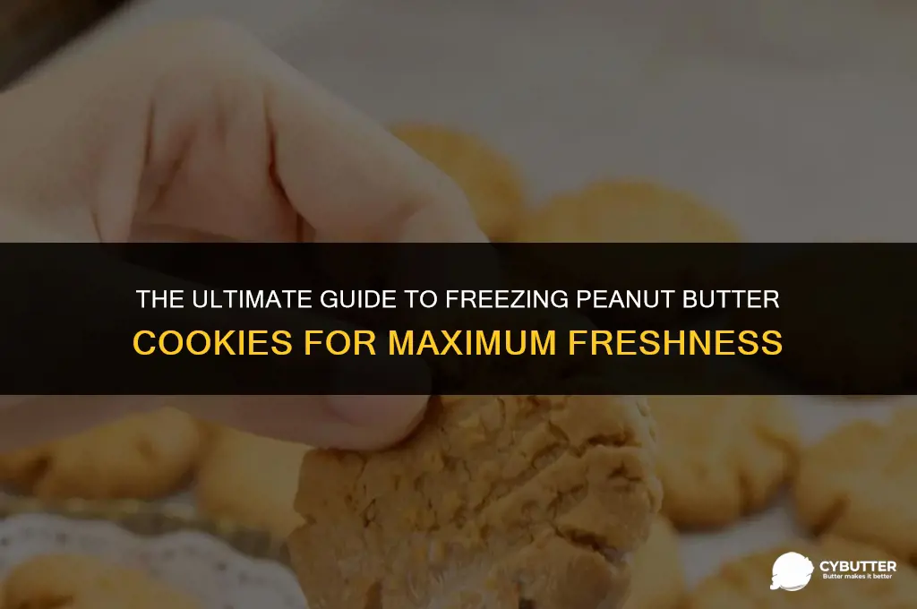 how long can i freeze peanut butter cookies