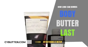 Maximizing Moisture: The Longevity of Korres Body Butter