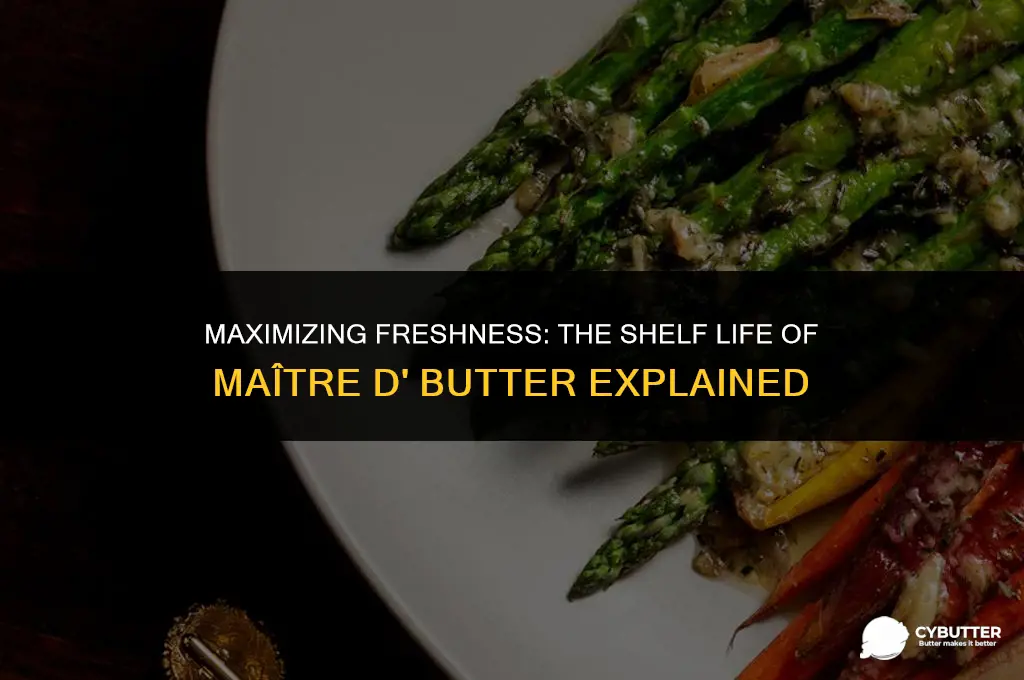 how long can maitre d butter last