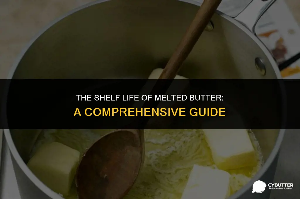 how long can melted butter be left out